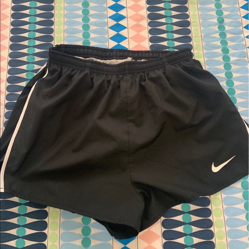 nike black dri-fit black shorts!